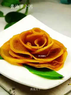 Soy sauce radish flower