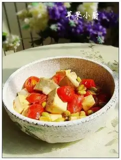 stir-fried tofu with tomato