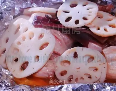 Japanese roasted chicken with tin foil