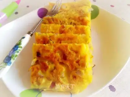 Onion and egg pancakes