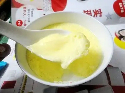 Stewed egg with milk