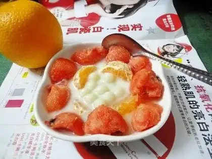 Fruit milk meatballs