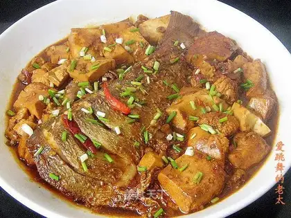 White fish and tofu