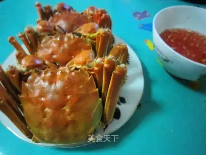 steamed crab