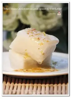 Crystal osmanthus cake