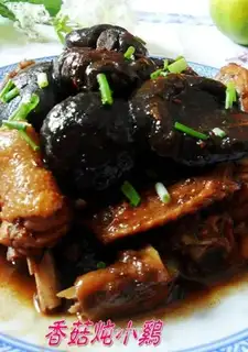 Stewed chicken with mushroom
