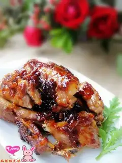 Ribs with grapefruit sauce