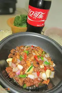 Spicy chicken pot