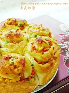 Mixed vegetable bread