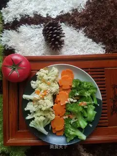 Garlic fried flowers