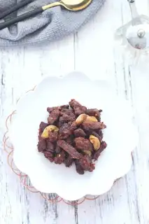 Garlic roast beef