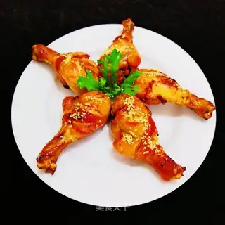 Roasted chicken legs