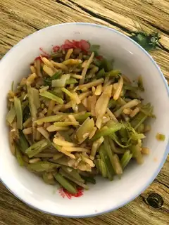 Celery with potatoes