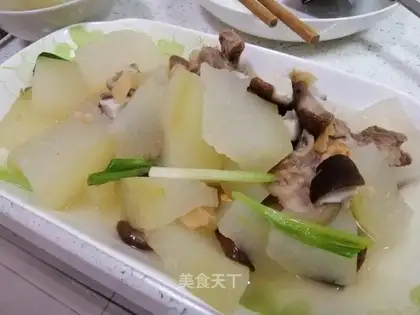 Pork shrimp rice soup