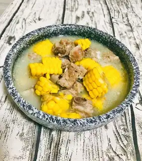 Corn steak soup