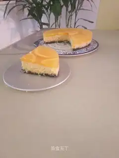 Orange yogurt mousse