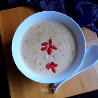 Red date milk oatmeal