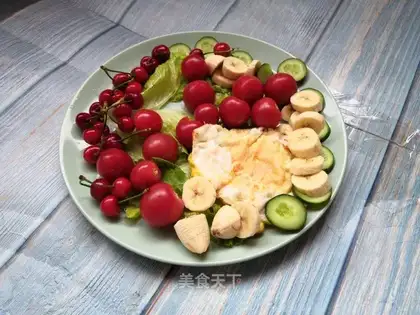Fruit egg salad