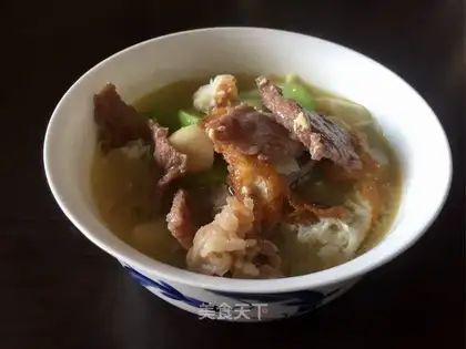 Beef cucumber soup