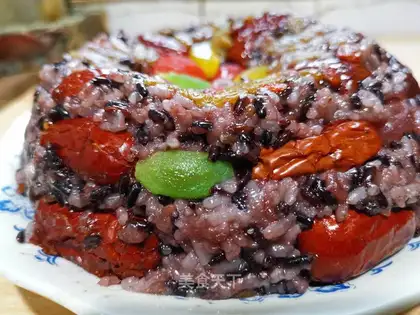 Black and white rice