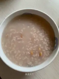 Peanut rice congee