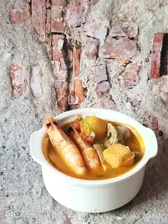 Mushroom shrimp soup