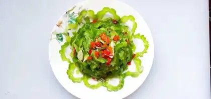 A cold, bitter melon