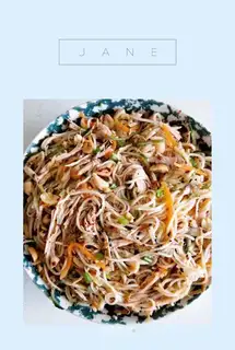Spicy chicken silk noodles