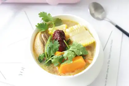Party chicken soup