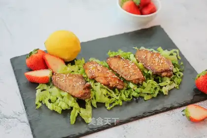 Honey roast chicken wings