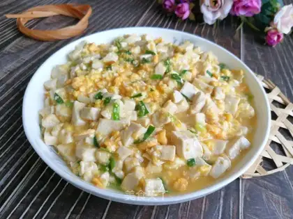 Crab butter tofu
