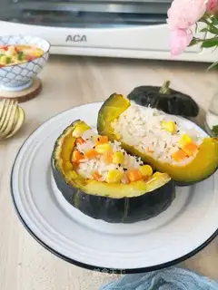 Bebed pumpkin rice rice