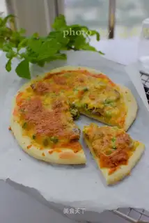 Meatball pizza
