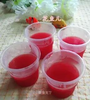 Watermelon pudding