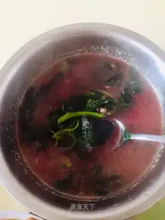 Quilty omelet soup