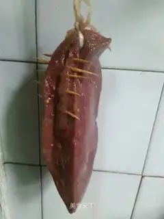 Homemade liver salted egg yolk