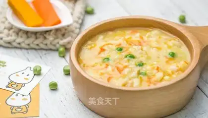 Pumpkin's silver cod soup