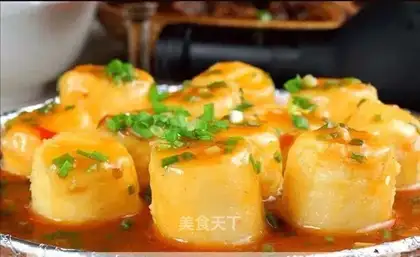 Red burning Japanese tofu