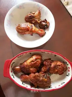 Roasted chicken legs