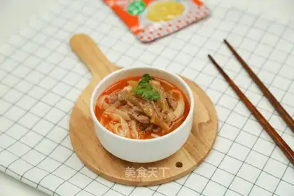 Fresh radish pasta