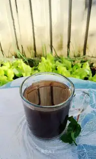 Black bean rice ginger soup