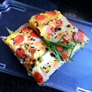 Ham chip eggcake
