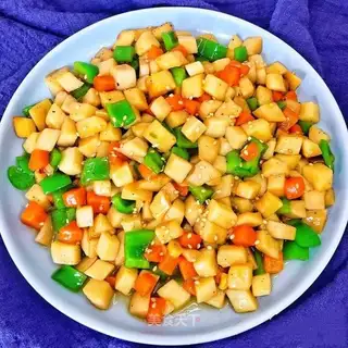 Fried apricot