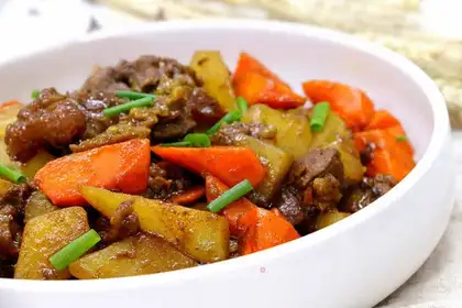 Curry radish beef