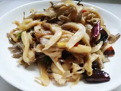 Scrambled mushrooms