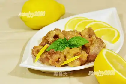 Fresh lemon chicken