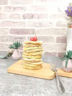 Pumpkin rice cake