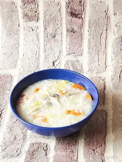 Carrot mushroom congee