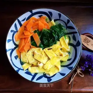 spinach omelet soup