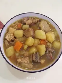 Curry potato chicken